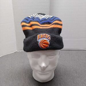 New Era New York Knicks Knit Beanie Hat Orange Blue OS NBA